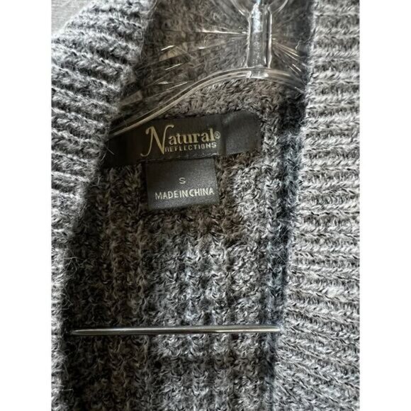 Natural Reflections Womens Open Front Cardigan Sweater Small - Picture 3 of 3